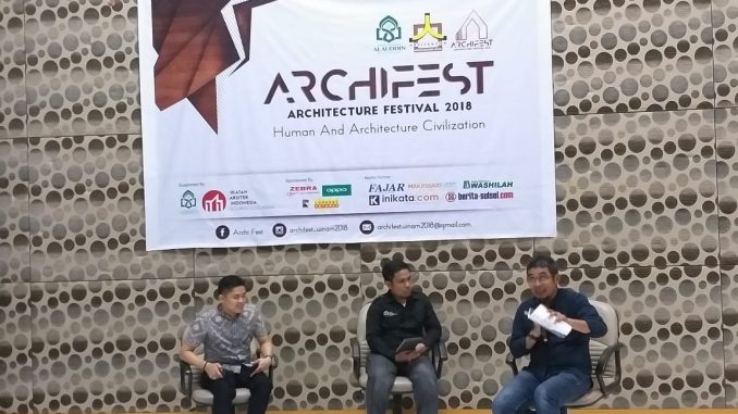 Gambar HMJ Teknik Arsitektur Bedah Buku Membenahi Arsitektur Nusantara
